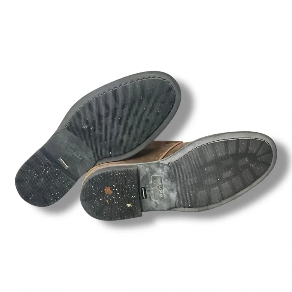 Aquatalia Carlos Brown Suede Chukka‎ Boots Mens 9 Weatherproof Made in Italy